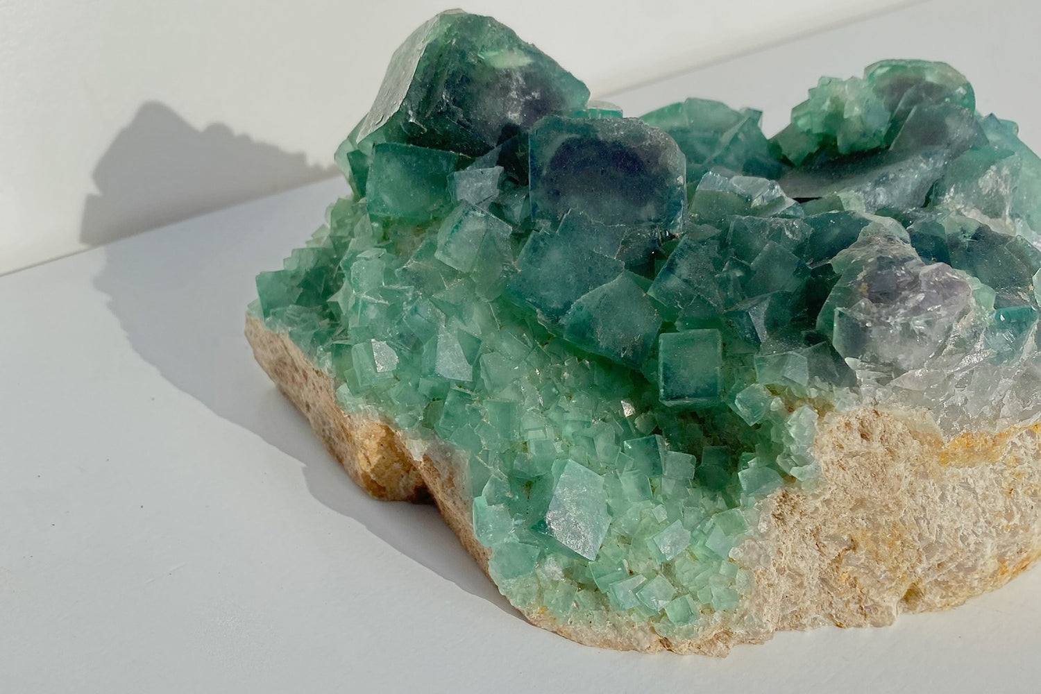 large flourite crystal home decor