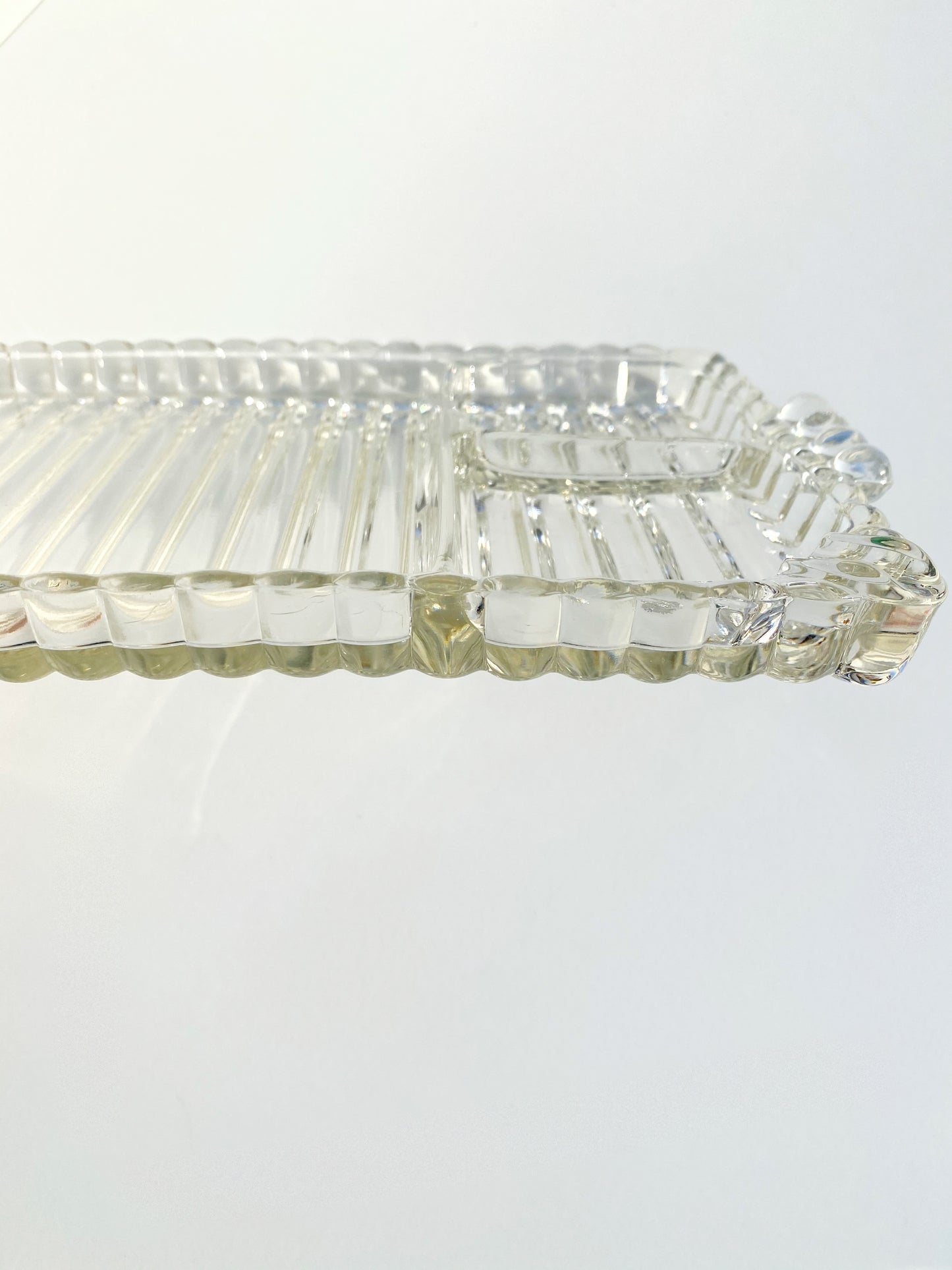 Vintage Glass Jewelry Tray