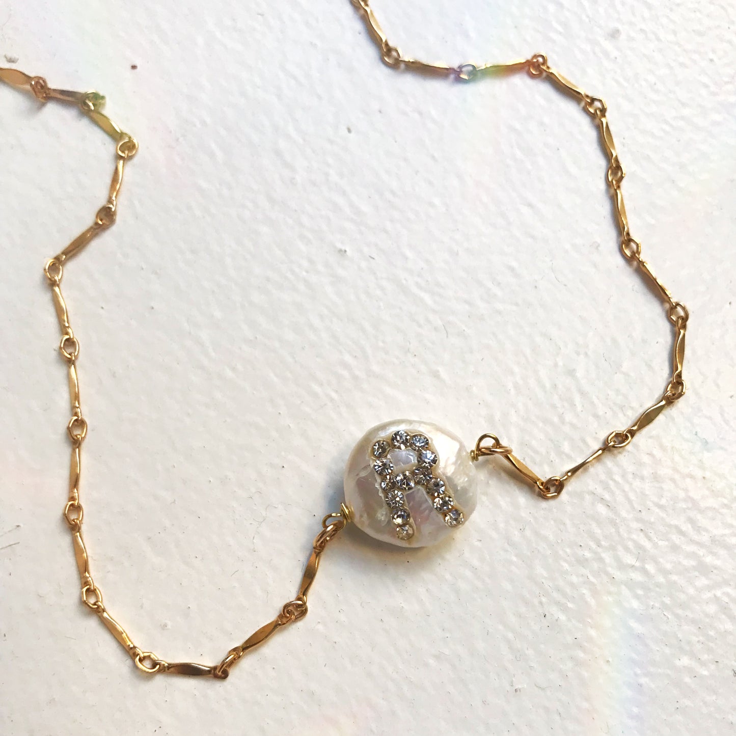 Pearl Initial Pendant
