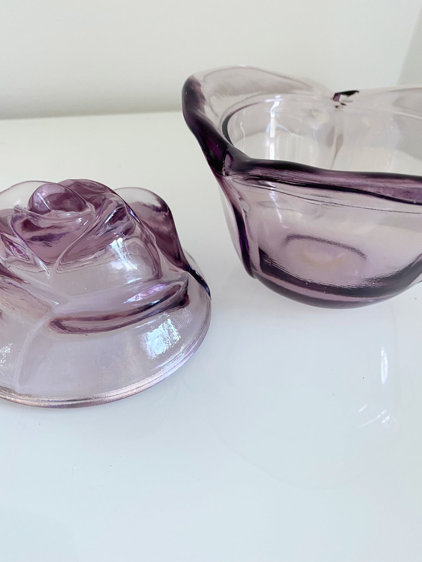 Purple Rose Jewelry Box