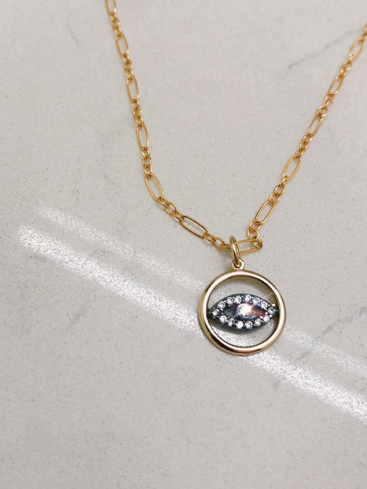 Bleeker Petite CZ Evil Eye
