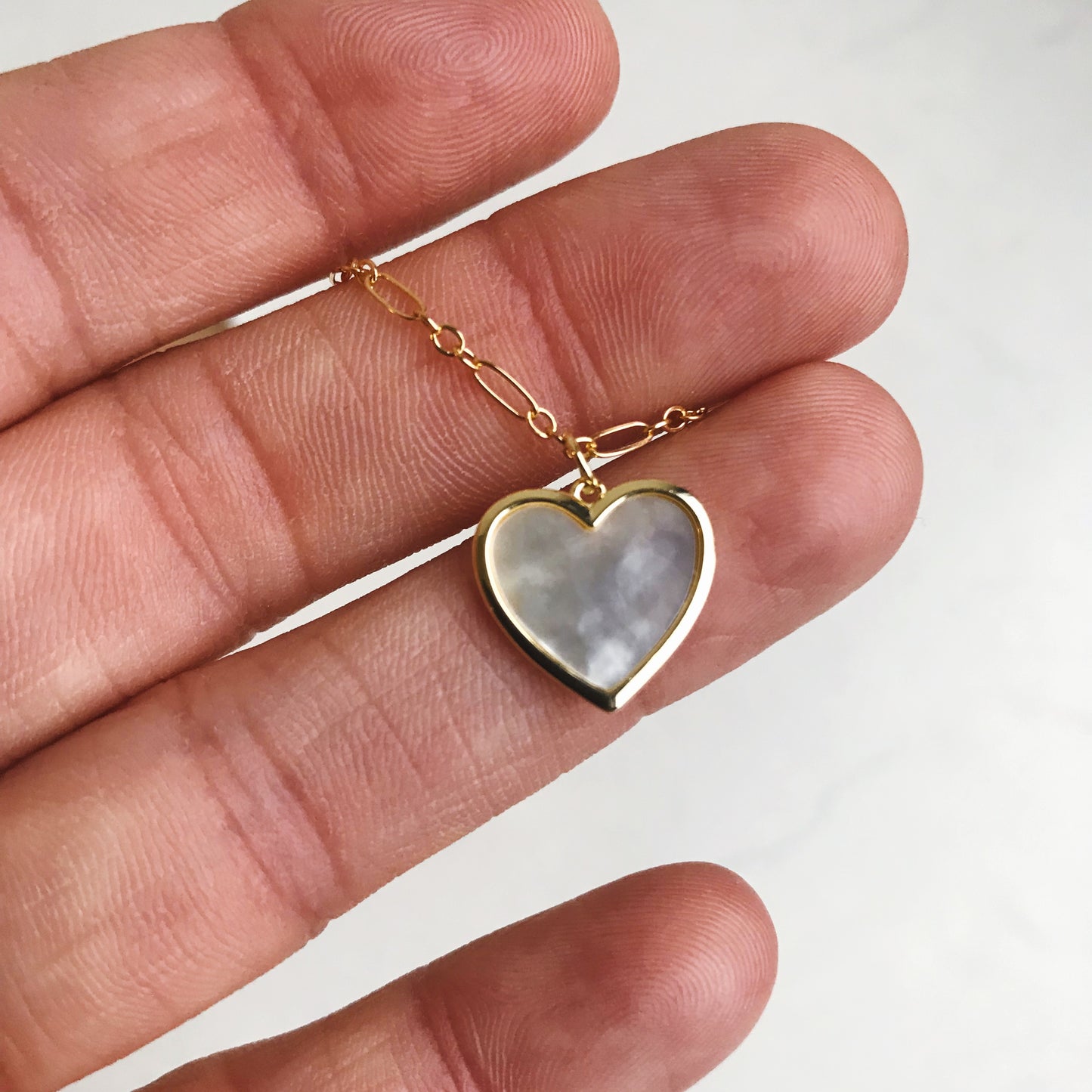 Pearl Heart Necklace