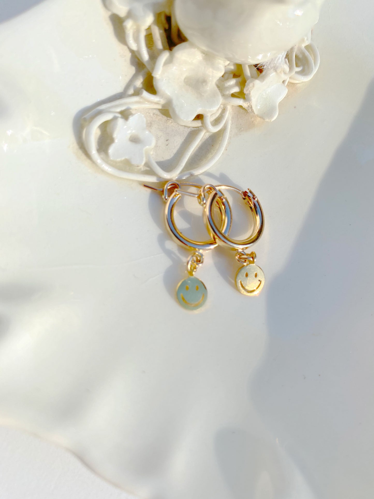 Just Smile Hoop Huggie