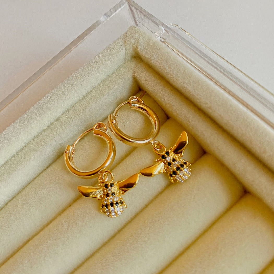 Bumble Huggie Earrings
