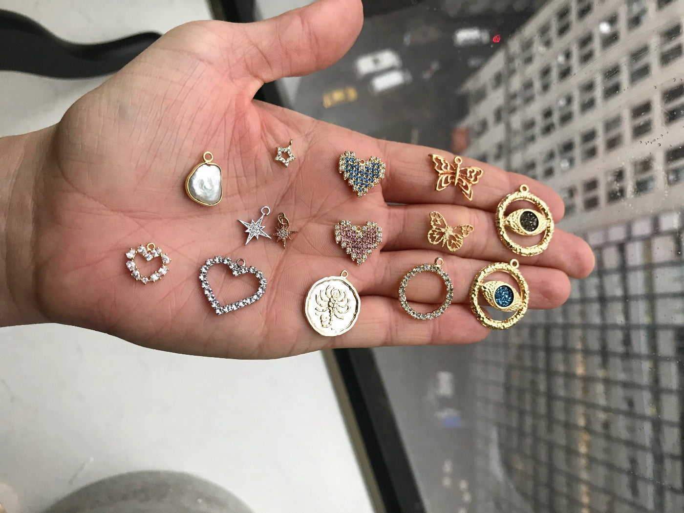 charm options for customizable earrings