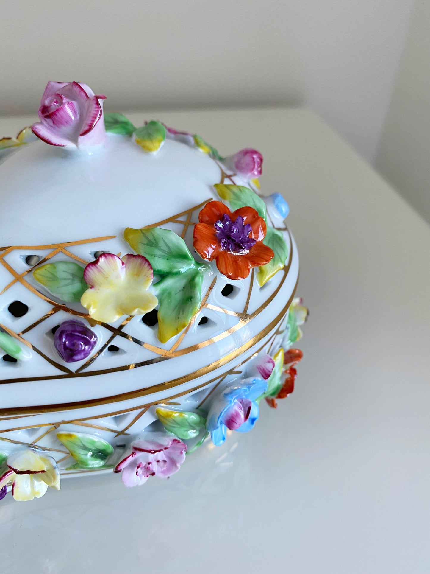 Floral Heart Jewelry Box