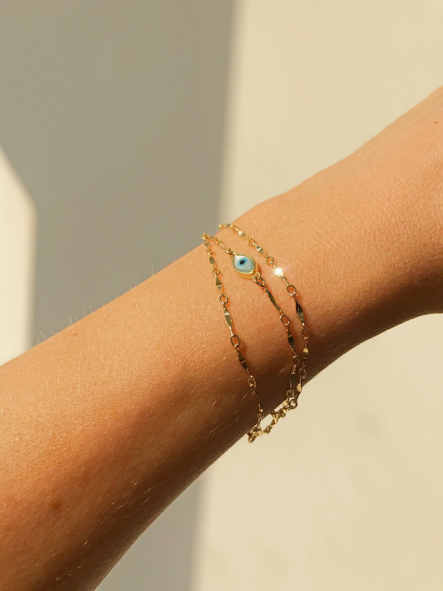 Petite Evil Eye Wrap bracelet