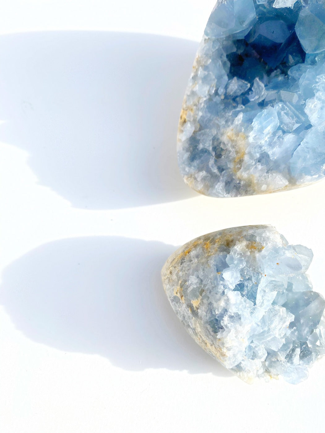 holy glam celestine crystal as home decor
