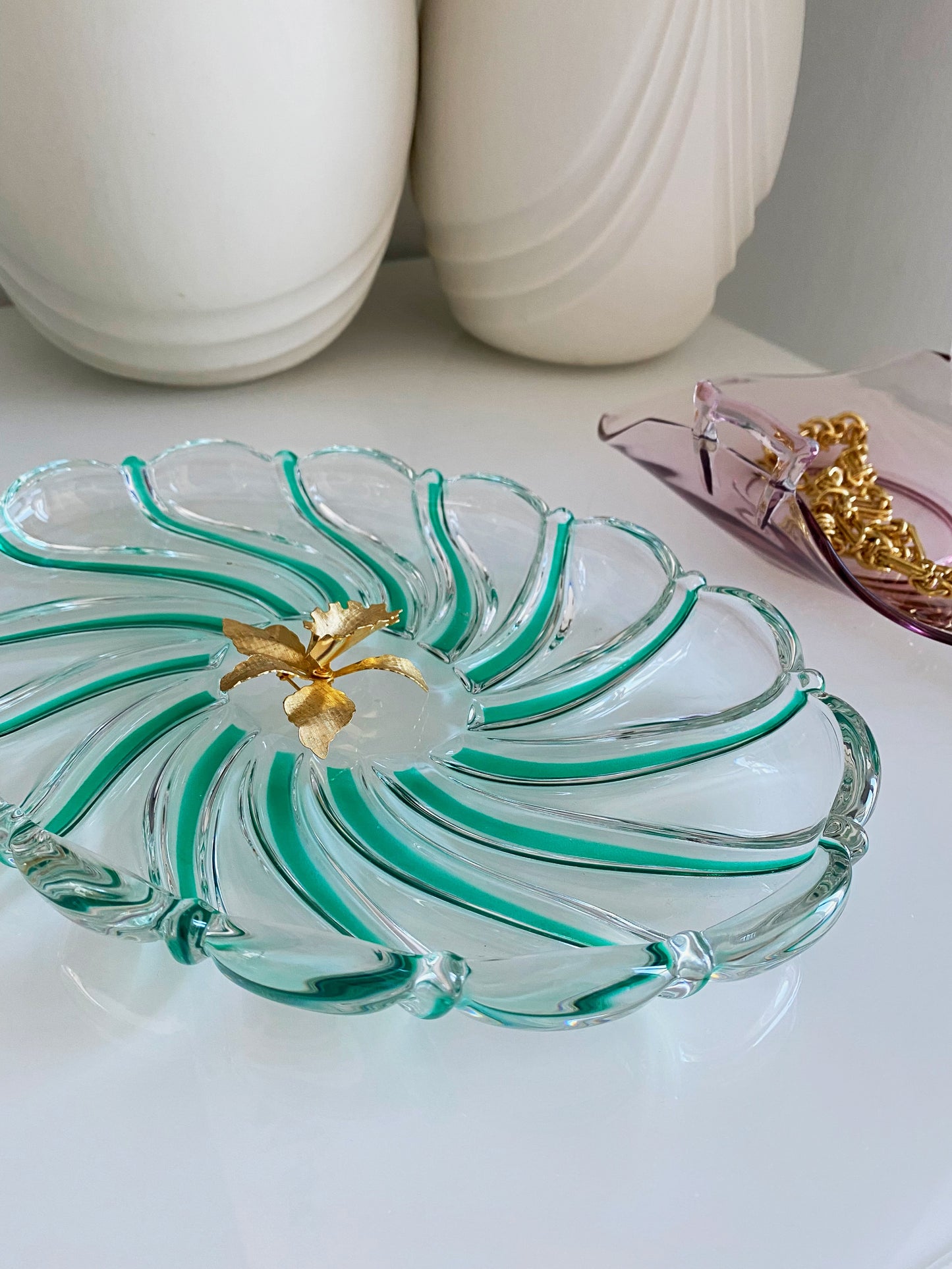 Green Glass Catchall