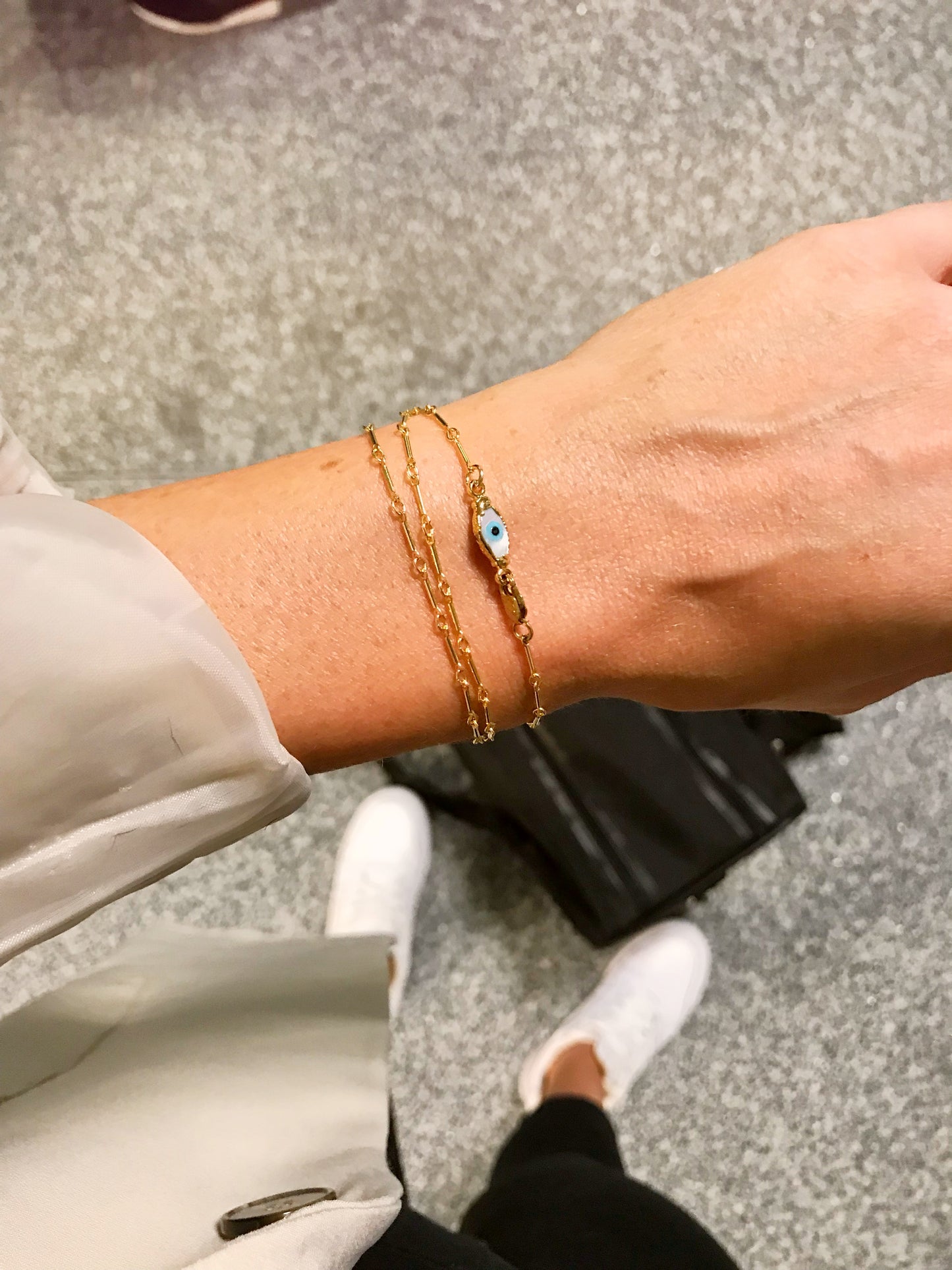 Petite Evil Eye Wrap bracelet