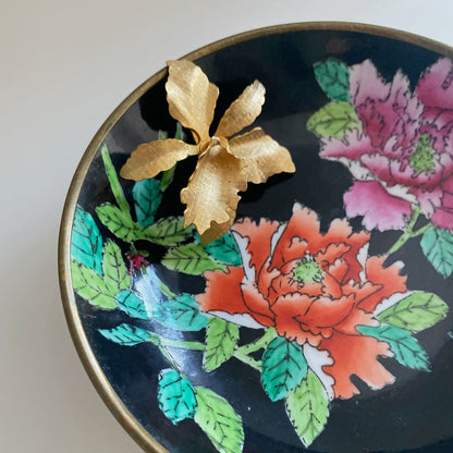 Vintage Floral Dish