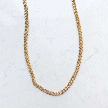Rachel Mulherin basic gold curb chain necklace