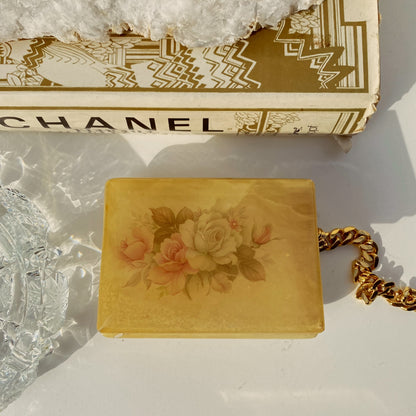 Vintage Alabaster Jewelry Box