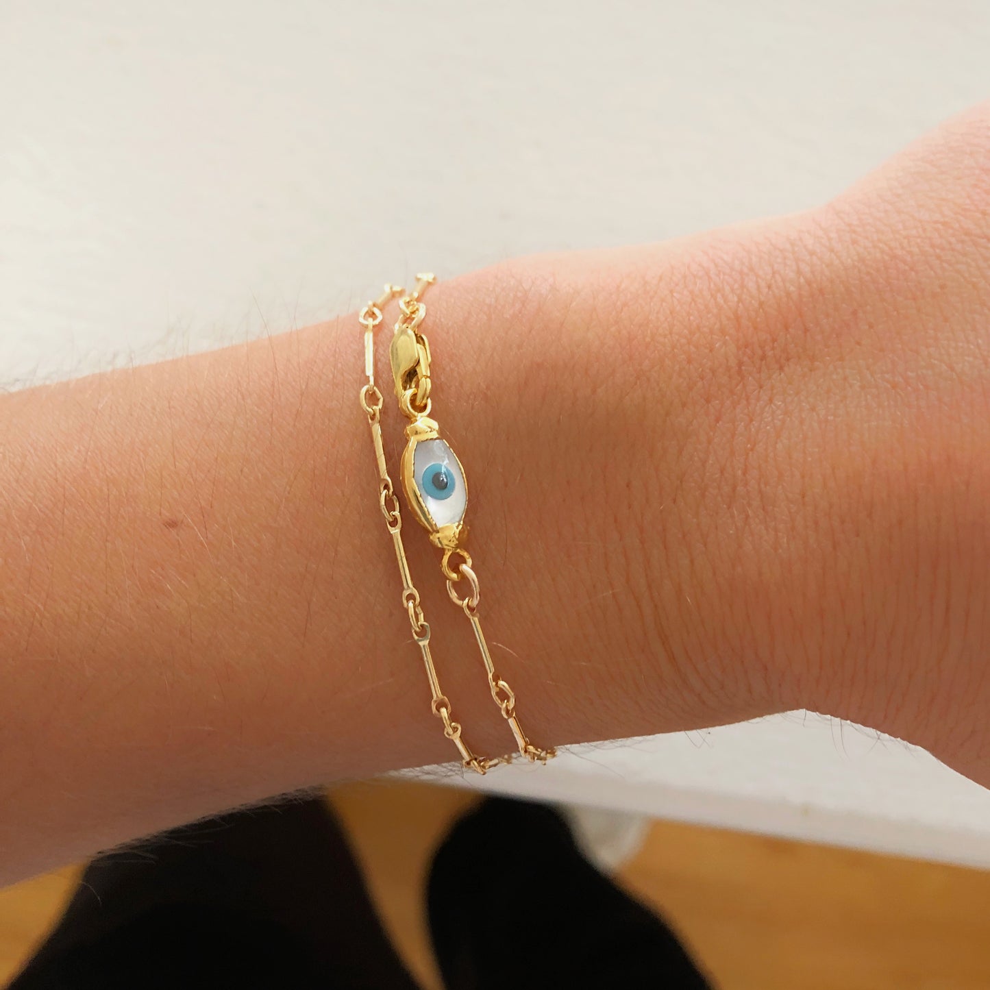 Petite Evil Eye Wrap bracelet
